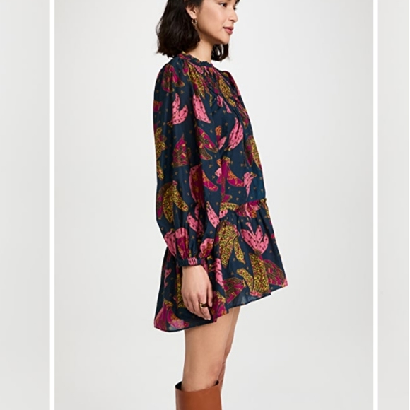 Farm Rio Patchwork Banana Mini Dress - Picture 4 of 5